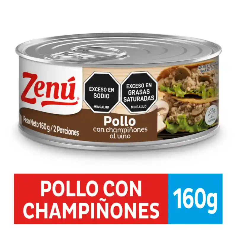 Zenú Pollo Con Champiñones al Vino