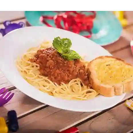 Menú Infantil Pasta