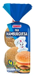 Bimbo Pan Redondo con Ajonjolí para Hamburguesas