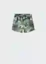 Short Bañador Military Khaki Talla 09 Niños Mango