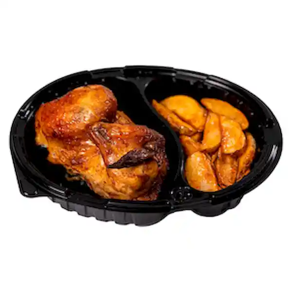 Member's Selection Mitad de Pollo Rostizado Con Gajos de Papa