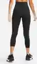 Nike Pantalón One Dri Fit Hr Crop Tght Mujer Negro M DM7276-010