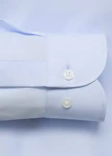 Camisa Emeritol Celeste Talla XS Hombre Mango