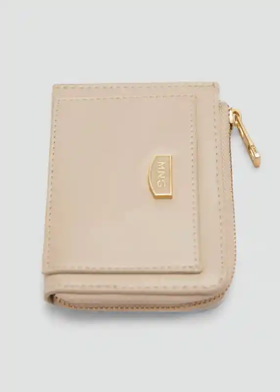 Monedero P Vale Off White Talla 99 Mujer Mango