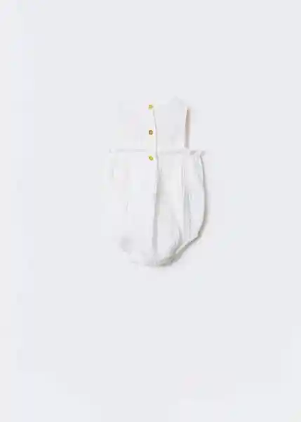 Pelele Blanc Off White Talla 61 Niños Mango