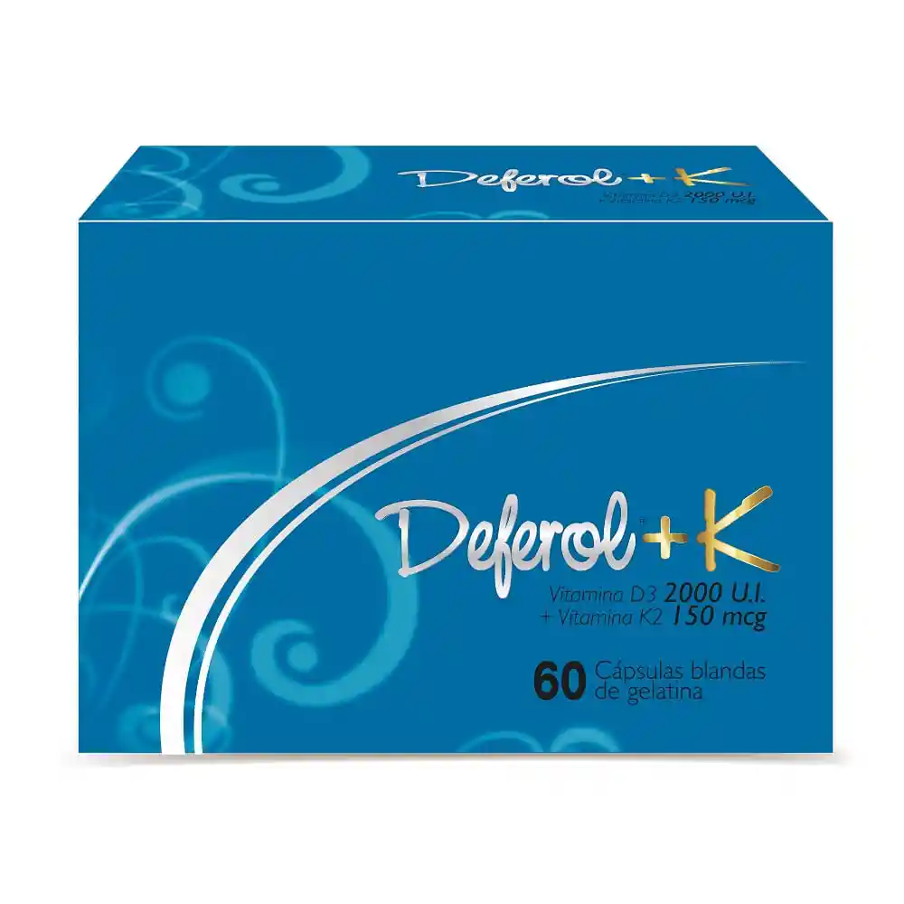 Deferol + K Cápsulas (2000 U.I. / 150 mcg)