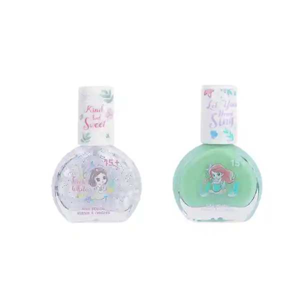 Set de Esmaltes a Base de Aceite Disney Princess Tono 01 Miniso