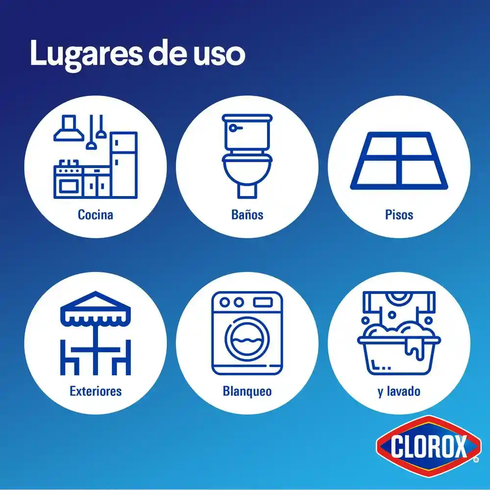 Blanqueador Clorox Flores de Lavanda Botella 3.8 lt