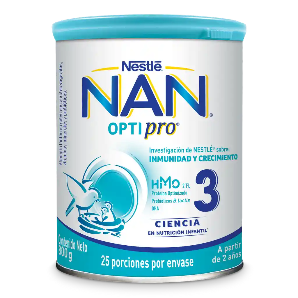 Alimento lácteo NAN OPTIPRO 3 x 800g