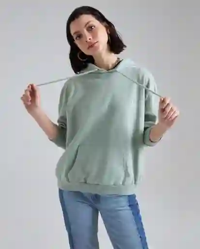  Buzo Mujer Verde Talla Xs 680D000  AMERICANINO  