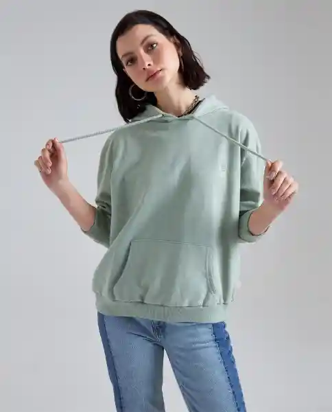  Buzo Mujer Verde Talla Xs 680D000  AMERICANINO  