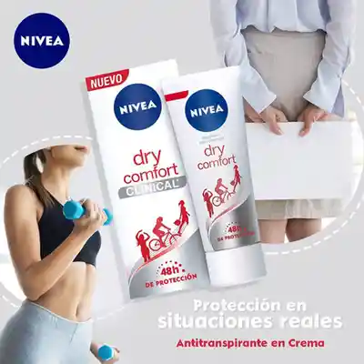 Nivea Desodorante en Crema Clinical Dry Comfort