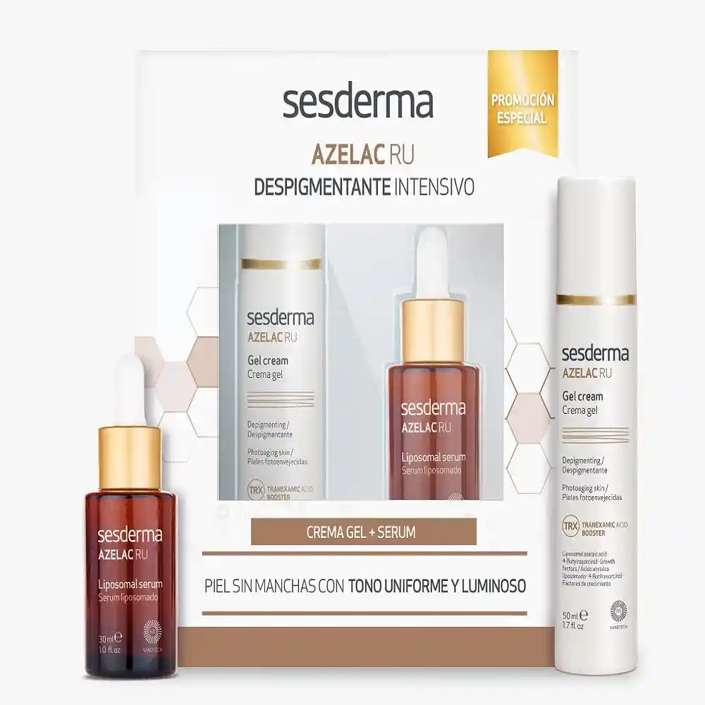 Kit Crema Gel Azelac Ru 50ml+serum