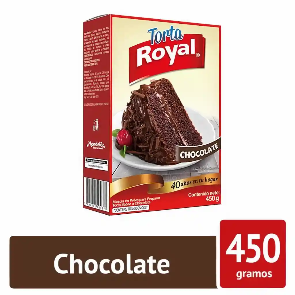 Royal Mezcla Torta Sabor Chocolate