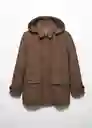 Abrigo Medina Topo Talla M Hombre Mango