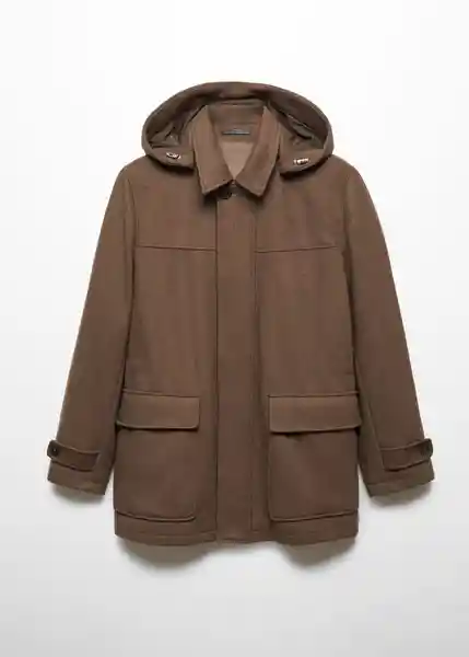 Abrigo Medina Topo Talla M Hombre Mango