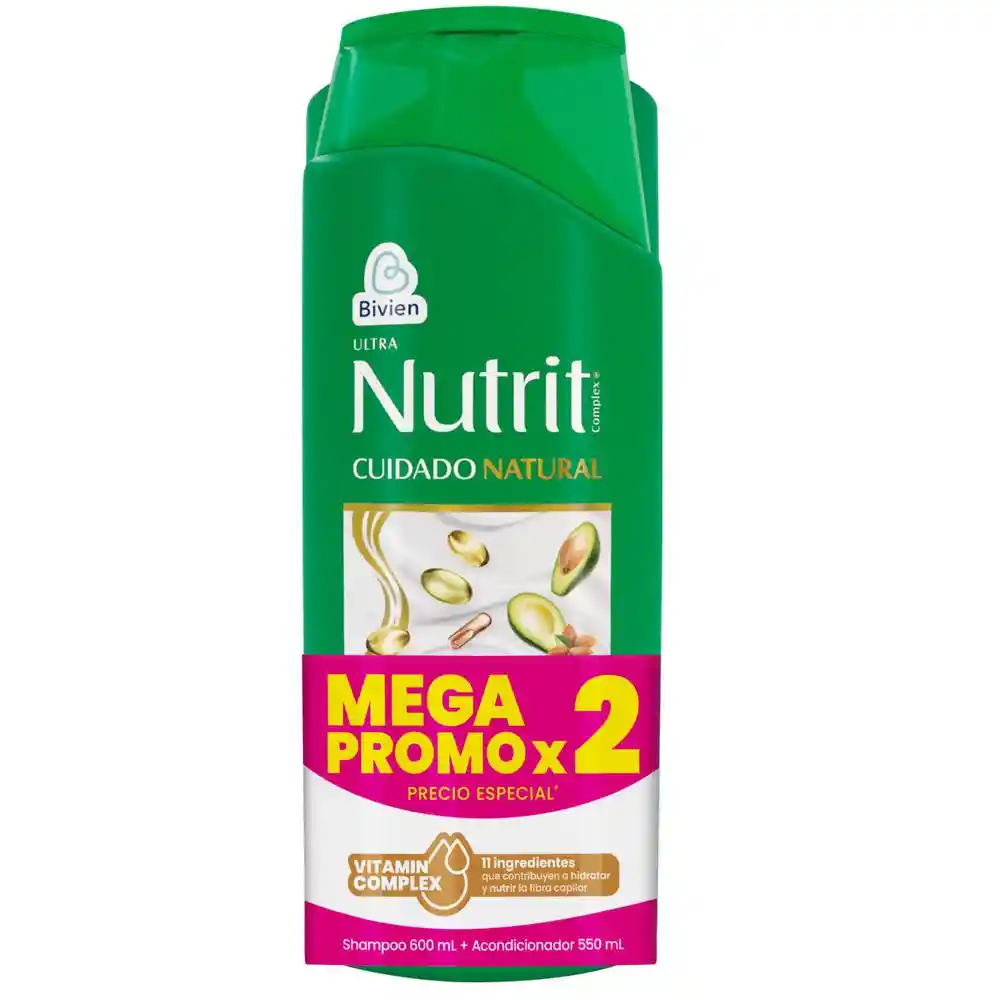 Nutrit Shampoo + Acondicionador Cuidado Natural