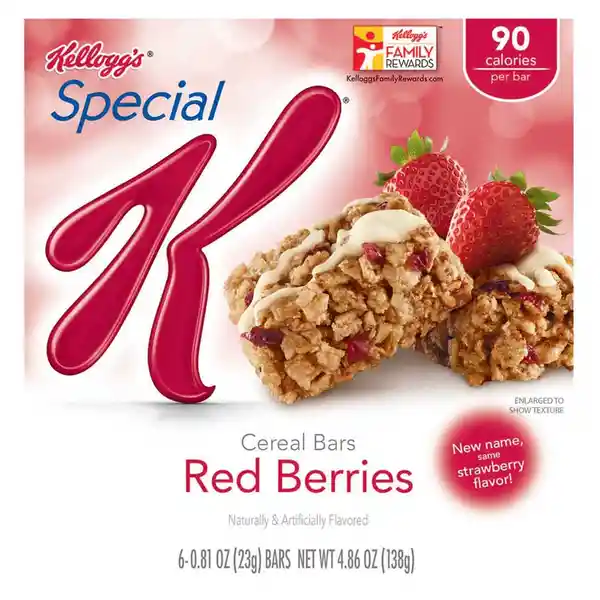 Special K Barra de Cereal Fresa