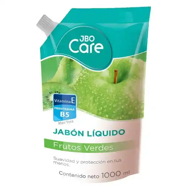 Jbo Jabón Care Frutos Verdes Manos Líquido