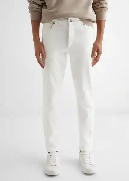 Pantalón Jean Sfit Blanco Talla 18 Mango Teen Boy Mango