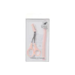 Tijera y Máquina de Afeitar Para Cejas Serie Miniso