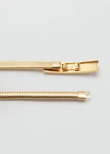 Cinturón Omega Oro Talla M Mujer Mango