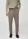 Pantalón Breda Beige Talla 44 Hombre Mango