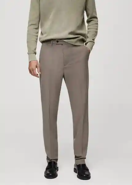 Pantalón Breda Beige Talla 44 Hombre Mango