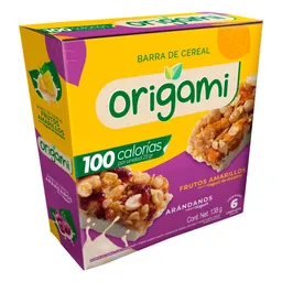 Barras Cereal Frutos Amar Arand Origami