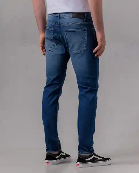 Jean Slim Hombre Azul Colonial Ultraoscuro Talla 34 73796 Rifle
