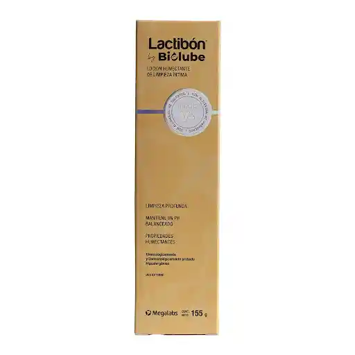 Loción Humectante Lactibon By Biolube de Limpieza Íntima Caja