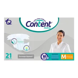 Pañal Content Adulto Rapisorb Talla M (21 Und)