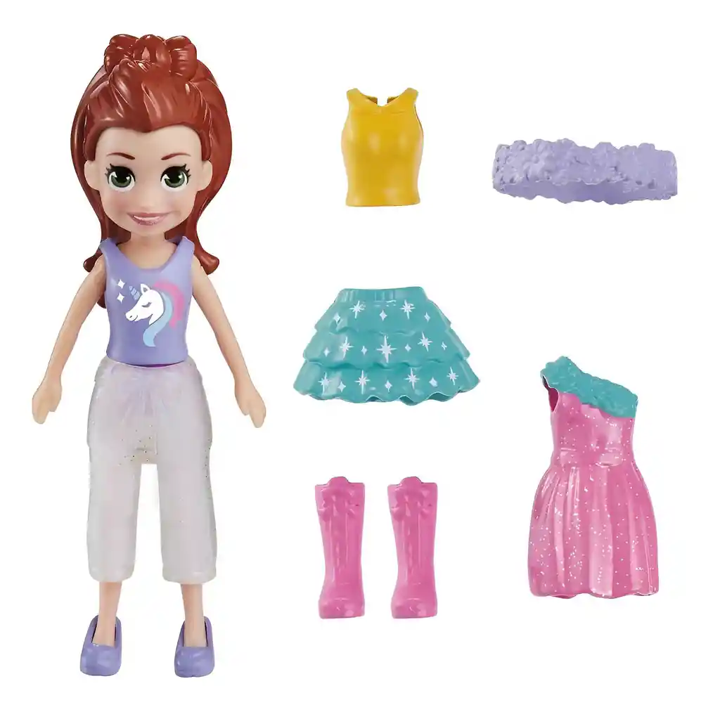 Polly Pocket Muñeca Paquete de Modas Pequeño