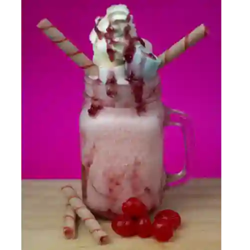 Malteada de frutos rojos