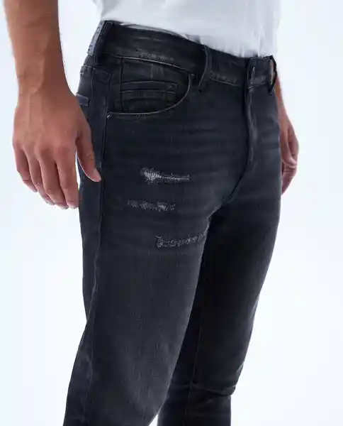 Jean Hombre Negro Talla 30 532F706 Americanino