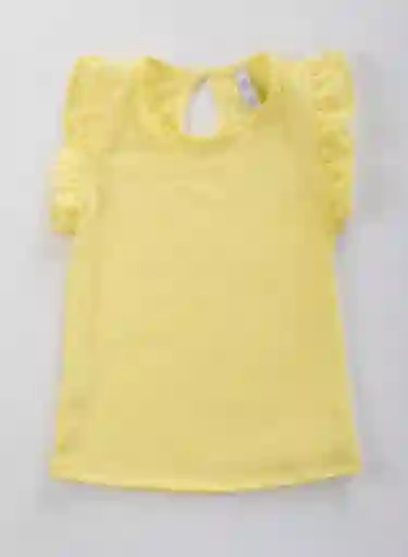 Blusa Manga Corta 4T Amarillo Ref: 69008 People