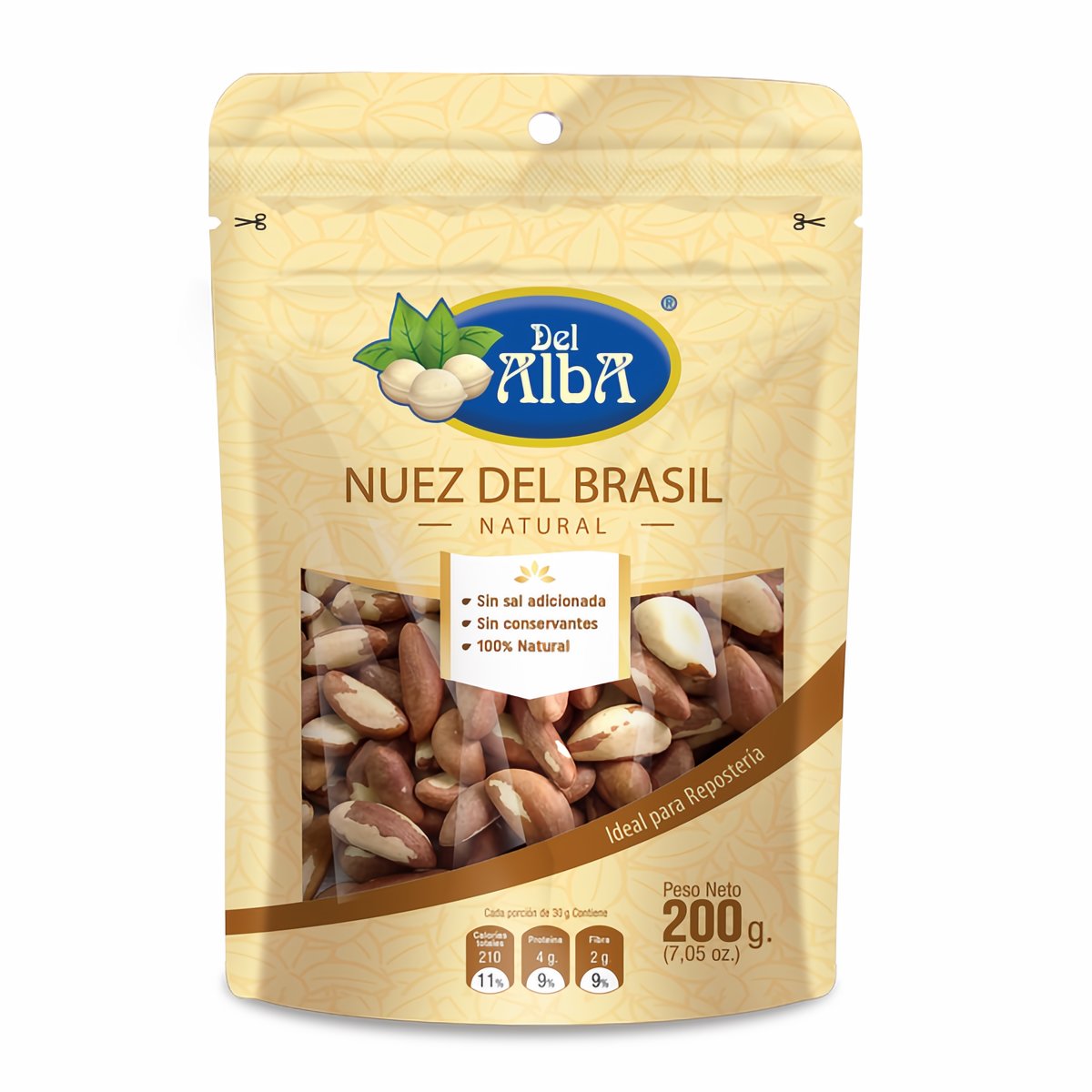 Del Alba Nuez del Brasil 200 g