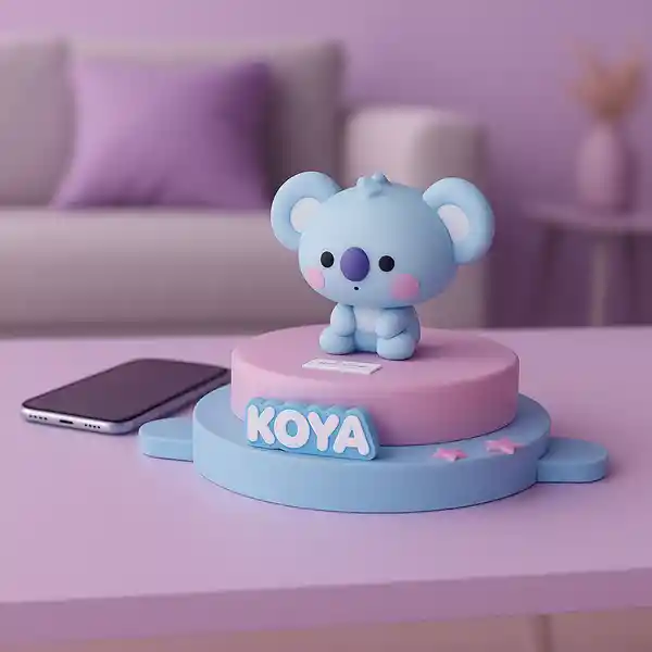 Soporte Para Celular Baby Koya Serie Bt21 Miniso