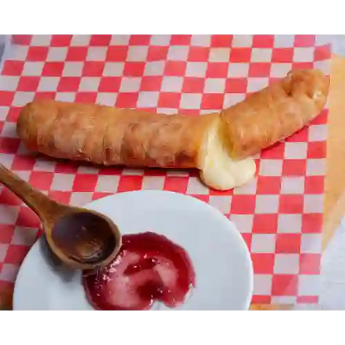 Palo con queso mozzarella