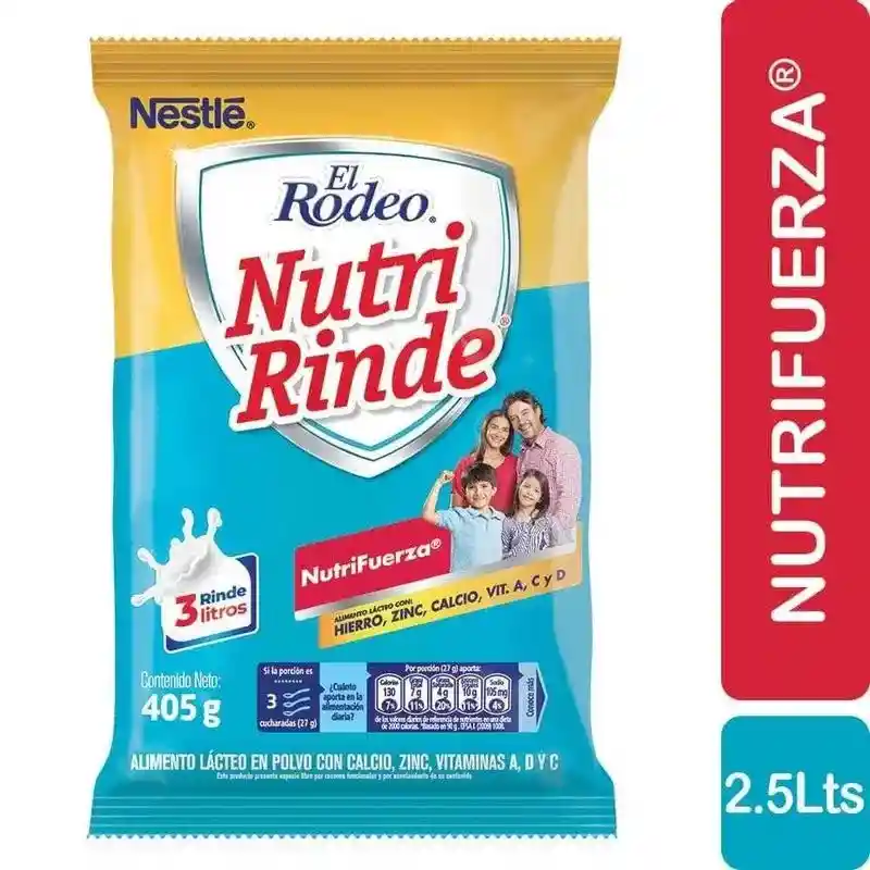 El Rodeo Leche en Polvo Nutri Rinde