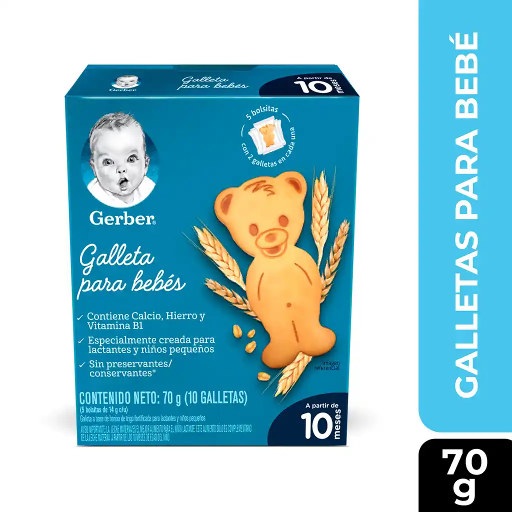 Galletas para bebés GERBER x 70g