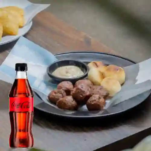 Combo Albóndigas + Coca Cola Sin Azúcar 400 ml