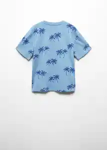 Camiseta David Azul Talla 12 Niños Mango