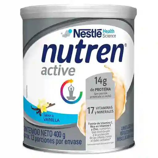 Nutren Active Vainilla Con 14 g de Proteína