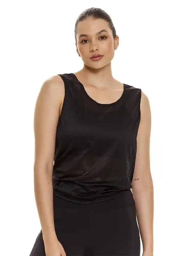 Camiseta Manga Sisa L-negro