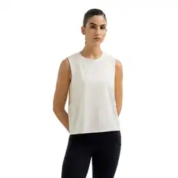 Camiseta Manga Sisa Silueta Amplia Femenino Yuxi Punto Blanco Talla M