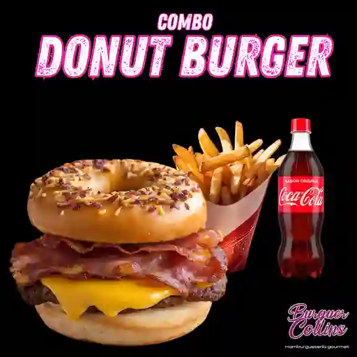 Combo donut burger