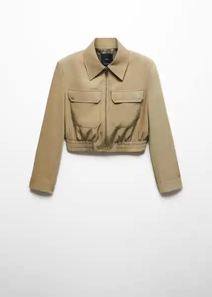 Chaqueta Insect Khaki Talla 24 Mujer Mango