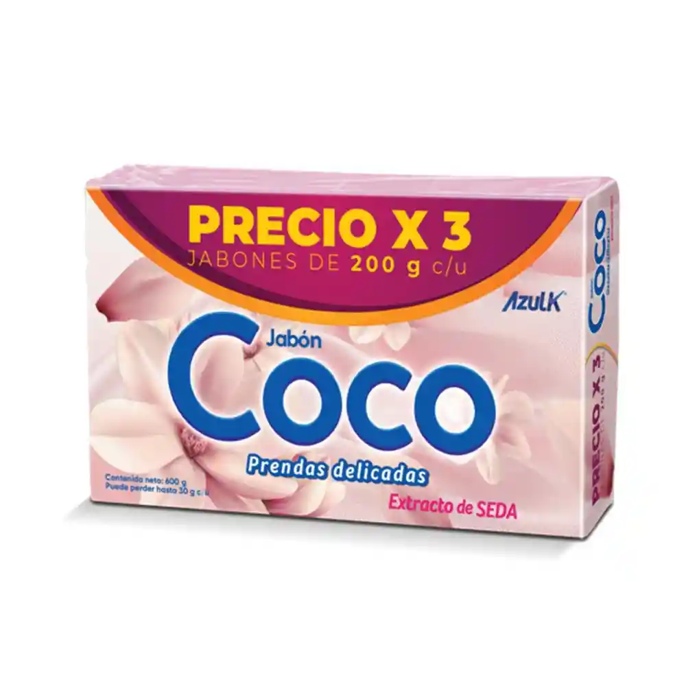 Coco Jabón de Coco para Prendas Delicadas