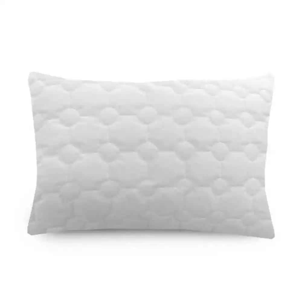 Almohada 45x65 Microfibra Acolchada Unica-blanco